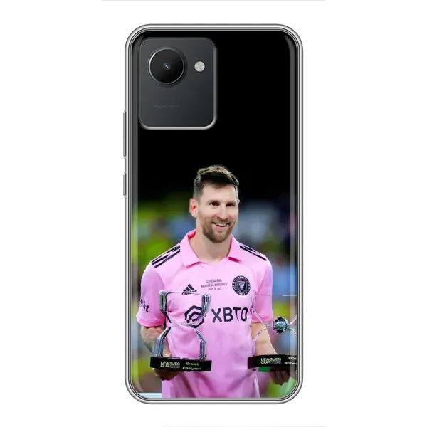 Чехол с принтом «Кубки Месси» для Realme C30 Чехол с принтом «Кубки Месси» для Realme C30