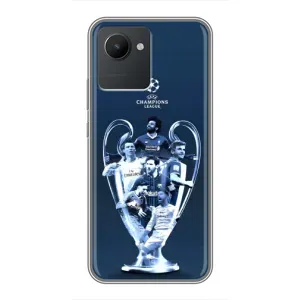 Чехлы для Realme C30 (VPrint) - Футбольные клубы (Кубок ЛЧ)