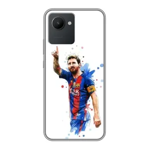 Чехлы Месси для Realme C30 (AlphaPrint) (Лео Месси)