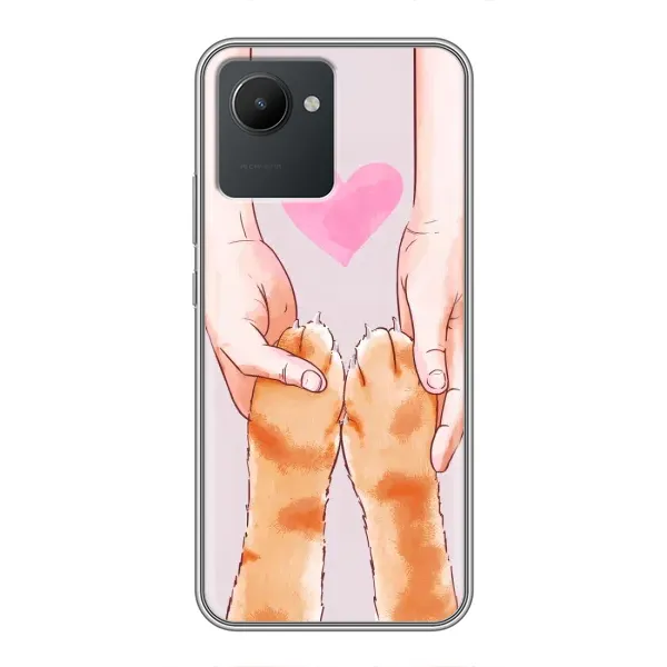 Чехол с принтом «Любовь к котикам» для Realme C30