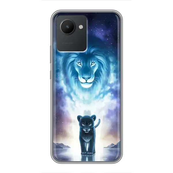Чехол с принтом «Маленький лев» для Realme C30 Чехол с принтом «Маленький лев» для Realme C30