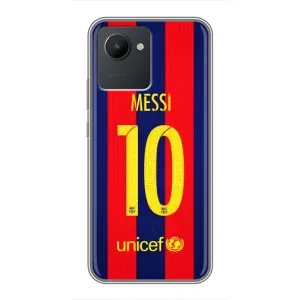 Чехлы Месси для Realme C30 (AlphaPrint) (Messi Barca 10)