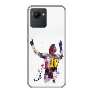 Чехлы Месси для Realme C30 (AlphaPrint) (Messi Barca)