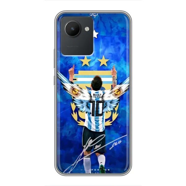 Чехол с принтом «Месси сборная» для Realme C30 Чехол с принтом «Месси сборная» для Realme C30