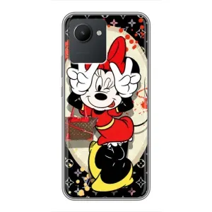 Чехол Disney Mouse Realme C30 (PREMIUMPrint) (Минни peace)