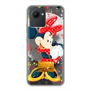 Чехол Disney Mouse Realme C30 (PREMIUMPrint) (Minni с бантиком)