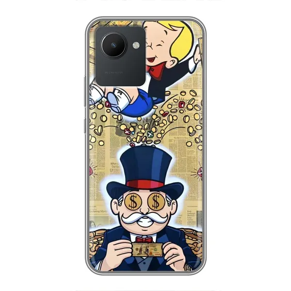 Чехол с принтом «Монополия Мен» для Realme C30
