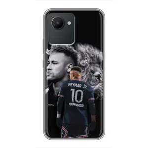 Чехол Неймар для Realme C30 (AlphaPrint) (Неймар Лев)