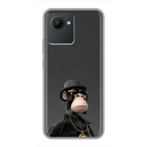 Чехлы с Обезьянами NFT для Realme C30 (AlphaPrint) (Обезьяна NFT)