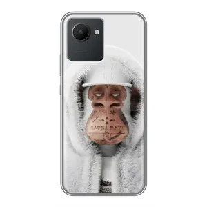 Чехлы с Обезьянами NFT для Realme C30 (AlphaPrint) (обезьяна NFT в тату)