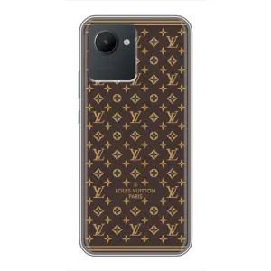 Чехлы Луи Витон для Realme C30 (AlphaPrint - LOUIS VUITTON) (обои LV)