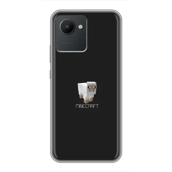 Чехол с принтом «Овечка Майнкрафт» для Realme C30