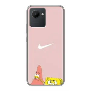 Чохол з принтом «Патрік і Губка» для Realme C30