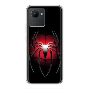 Чехол с человеком пауком для Realme C30 - (AlphaPrint) (Паук марвел)