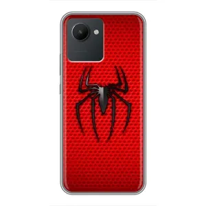 Чехол с человеком пауком для Realme C30 - (AlphaPrint) (Паук Марвел)