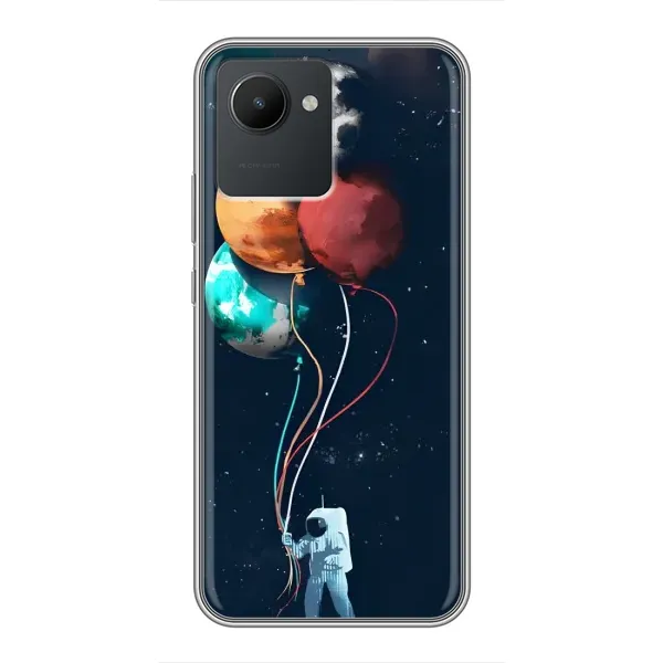 Чехол с принтом «Планеты шарики» для Realme C30