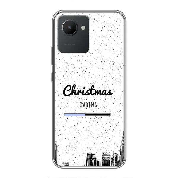 Чехол с принтом «Рождество загружается» для Realme C30