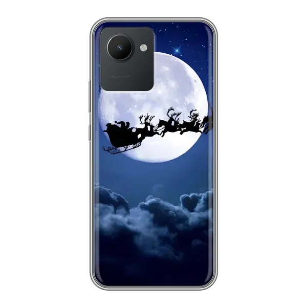 Чохол з принтом «Санта - місяць» для Realme C30