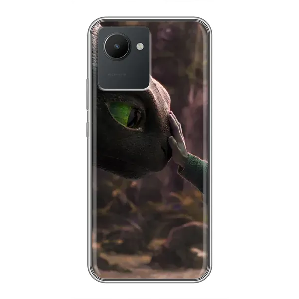 Чохол з принтом «Сцена з драконом» для Realme C30 Чохол з принтом «Сцена з драконом» для Realme C30