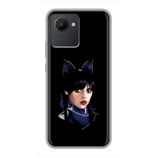 Чехол с принтом «серьезная Уэнздей» для Realme C30
