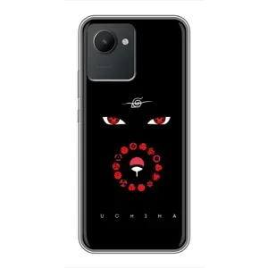 Чехлы на тему: Итачи Учиха для Realme C30 (AlphaPrint) (глаза Итачи)