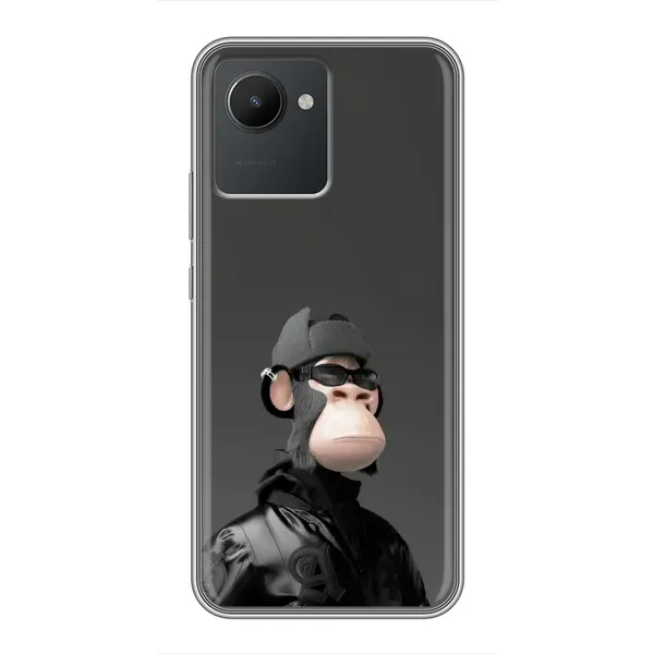 Чехол с принтом «стильная обезьяна NFT» для Realme C30