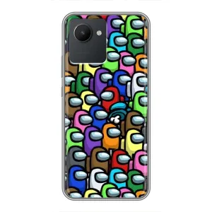 Чехол Амонг Ас для Realme C30 (AlphaPrint) (Убит)
