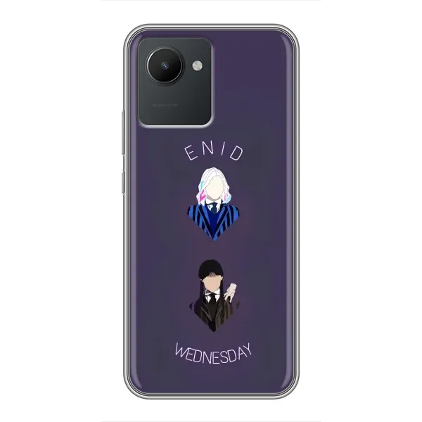 Чехол с принтом «Уэнздей и подруга» для Realme C30