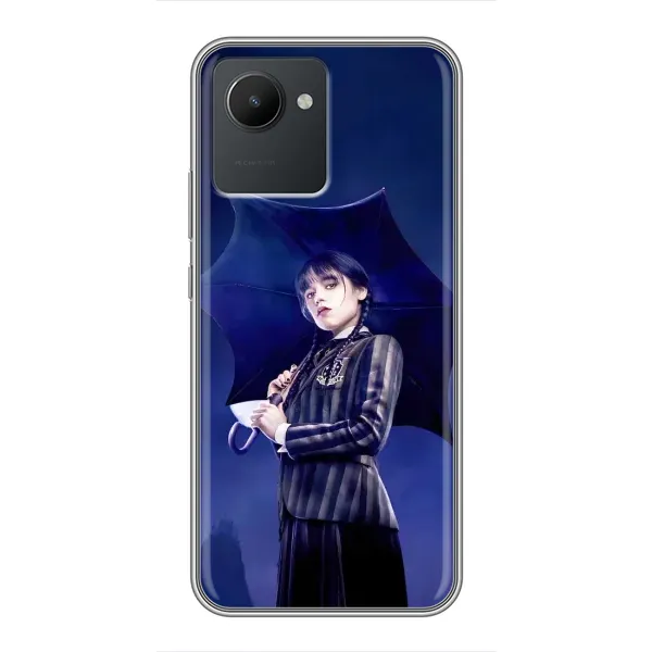 Чехол с принтом «Уэнздей с зонтом» для Realme C30