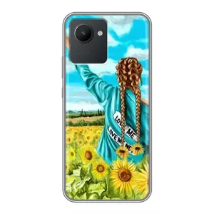 Чохол для Патріота України Realme C30 - (AlphaPrint) (Україночка)
