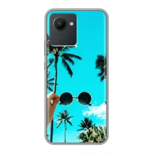 Силіконовий чохол з КАРТИНКАМИ літо для Realme C30 (AlphaPrint) (Погляд літо)