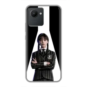 Чехлы Венсдей на Realme C30 Уэнсдей (AlphaPrint) (W-Wednesday)