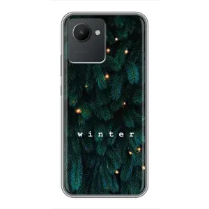 Новогодние, Праздничные Чехлы для Realme C30 - 2024 год (Winter)
