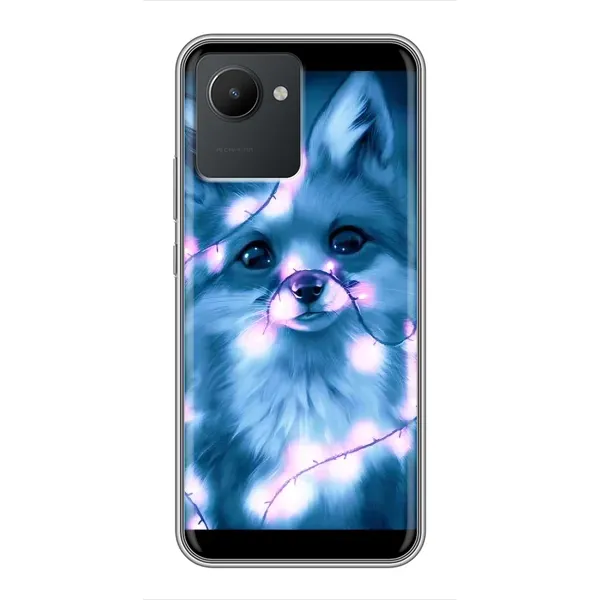Чехол с принтом «Яркая лисичка» для Realme C30