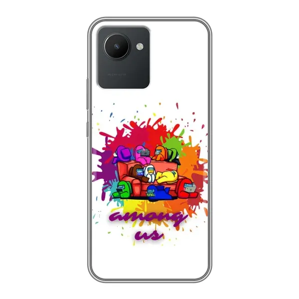 Чехол с принтом «Яркий АмонгАс» для Realme C30 Чехол с принтом «Яркий АмонгАс» для Realme C30
