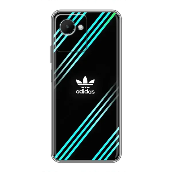 Чохол з принтом «Адідас з полосами» для Realme C30s