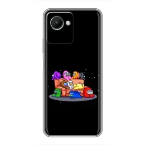 Чохли Амонг Ас для Realme C30s (AlphaPrint) (Амонг-ас)