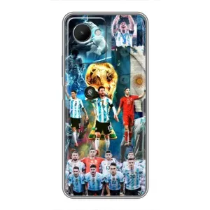 Чохли Мессі для Realme C30s (AlphaPrint) (Аргентина Мессі)