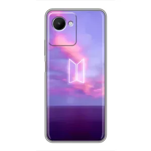 Чохли BTS для Realme C30s (AlphaPrint) (BTS логотип)