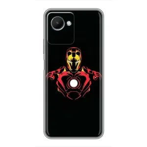 Чохли з героями Марвел Realme C30s (VPrint) (Залізна людина)