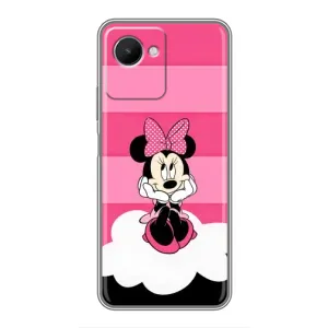 Міккі Маус чохол для Realme C30s (AlphaPrint - Мультяшні) (Дівчинка Maus)