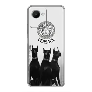 Чохли VERSACE для RealMe C30s (PREMIUMPrint) (Доберман Версаче)