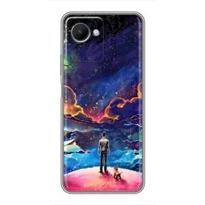 Космічні Чохли для RealMe C30s (VPrint) (Вид Галактики)