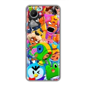 Чехлы Brawl Stars для Realme C30s (AlphaPrint) (Герої Бравл Старс)