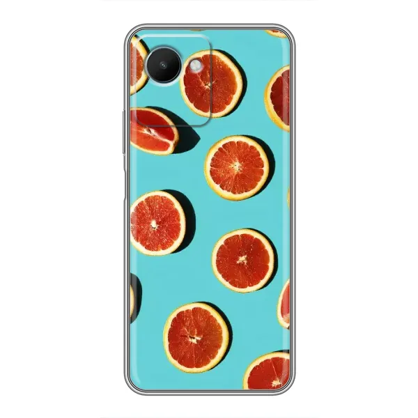 Чехол с принтом «Грейпфрут» для Realme C30s