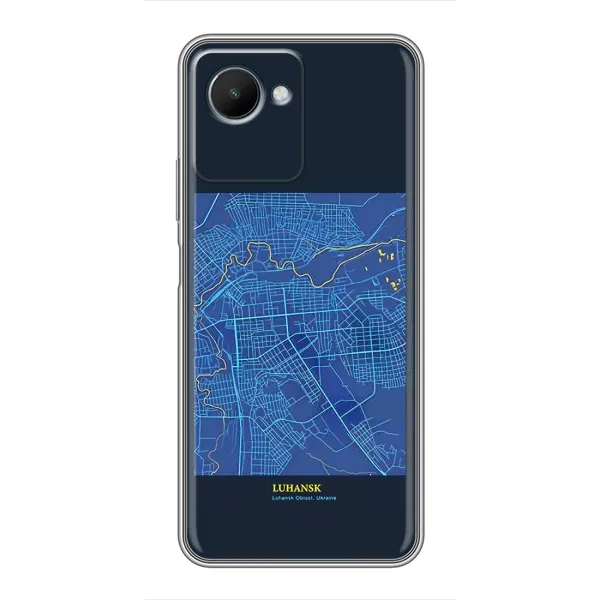 Чохол з принтом «Луганськ» для Realme C30s