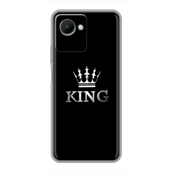 Чехол с принтом «KING» для Realme C30s Чехол с принтом «KING» для Realme C30s