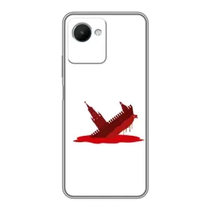 Чехол с принтом (Русский корабль...) для RealMe C30s (AlphaPrint) (Кремлівський Корабель)