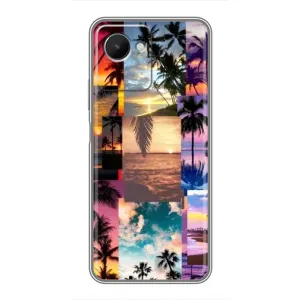 Силіконовий чохол з КАРТИНКАМИ літо для Realme C30s (AlphaPrint) (Літня відпустка)