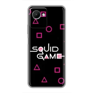 Чехол Гра в кальмара для Realme C30s (Паттерн Игра кальмара)